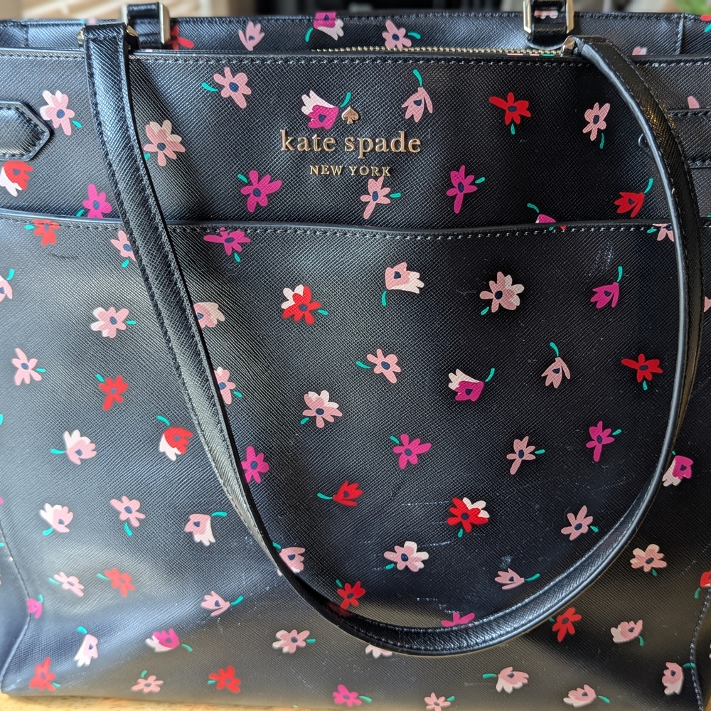 Kate Spade Black Floral Women's Bag